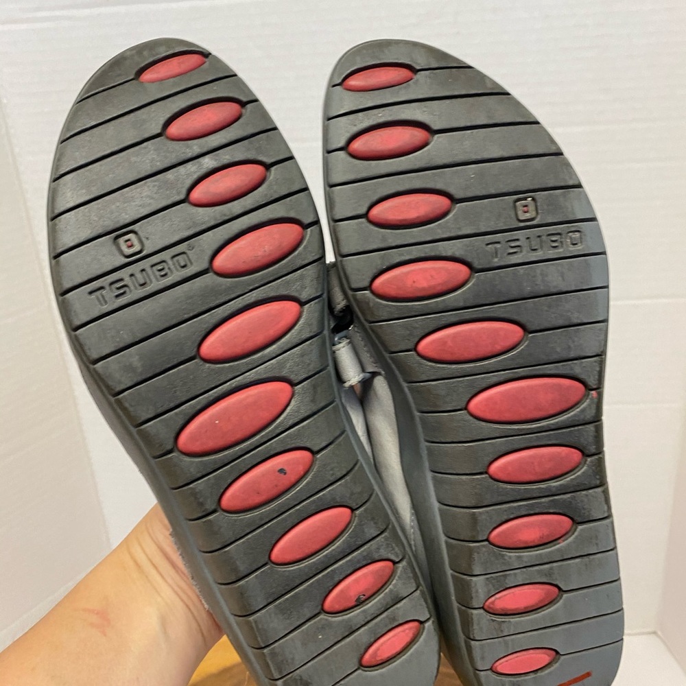 TSUBO Leather Grey Mary Janes Flats - Picture 8 of 8